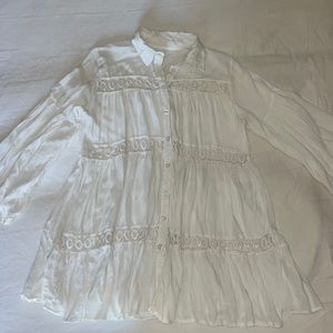 Flowy boho beach coverup!